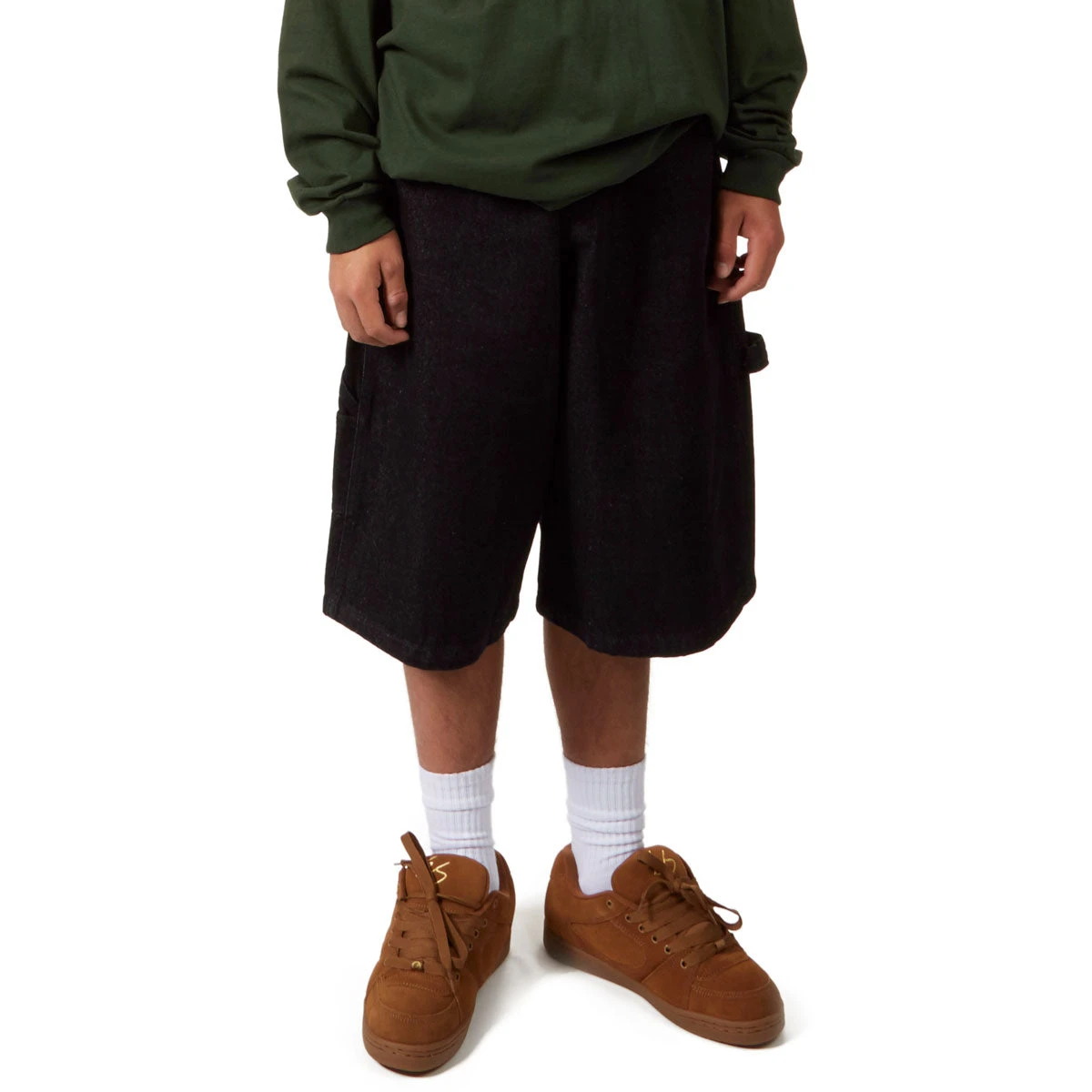 CCS Hammer Loop Jean Shorts - Black 3 CCS Hammer Loop Jean Shorts - Black