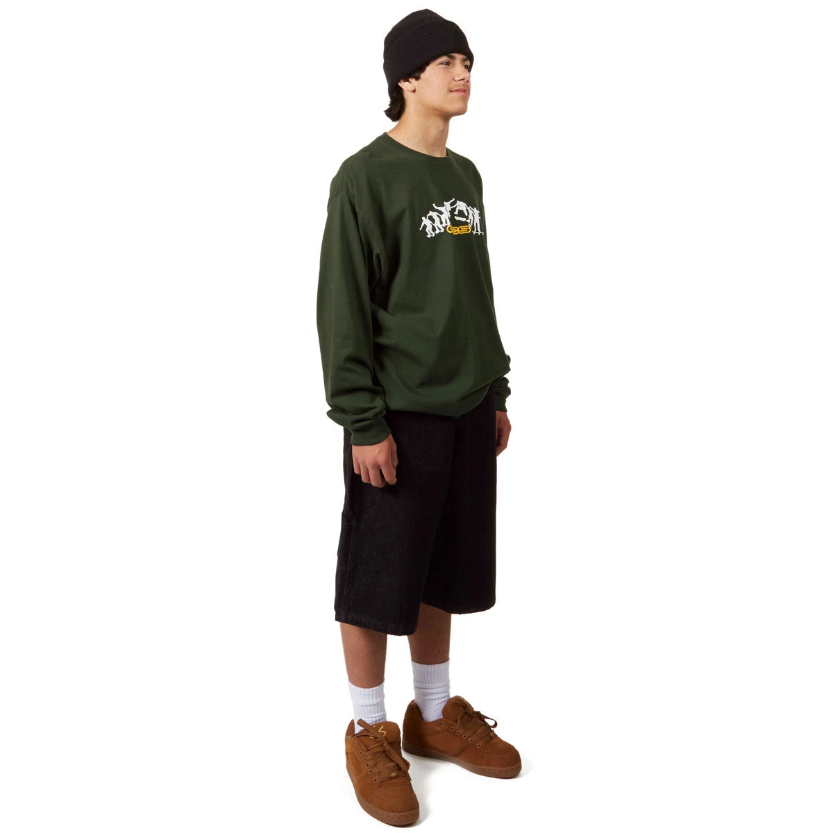 CCS Hammer Loop Jean Shorts - Black 4 CCS Hammer Loop Jean Shorts - Black - Image 2