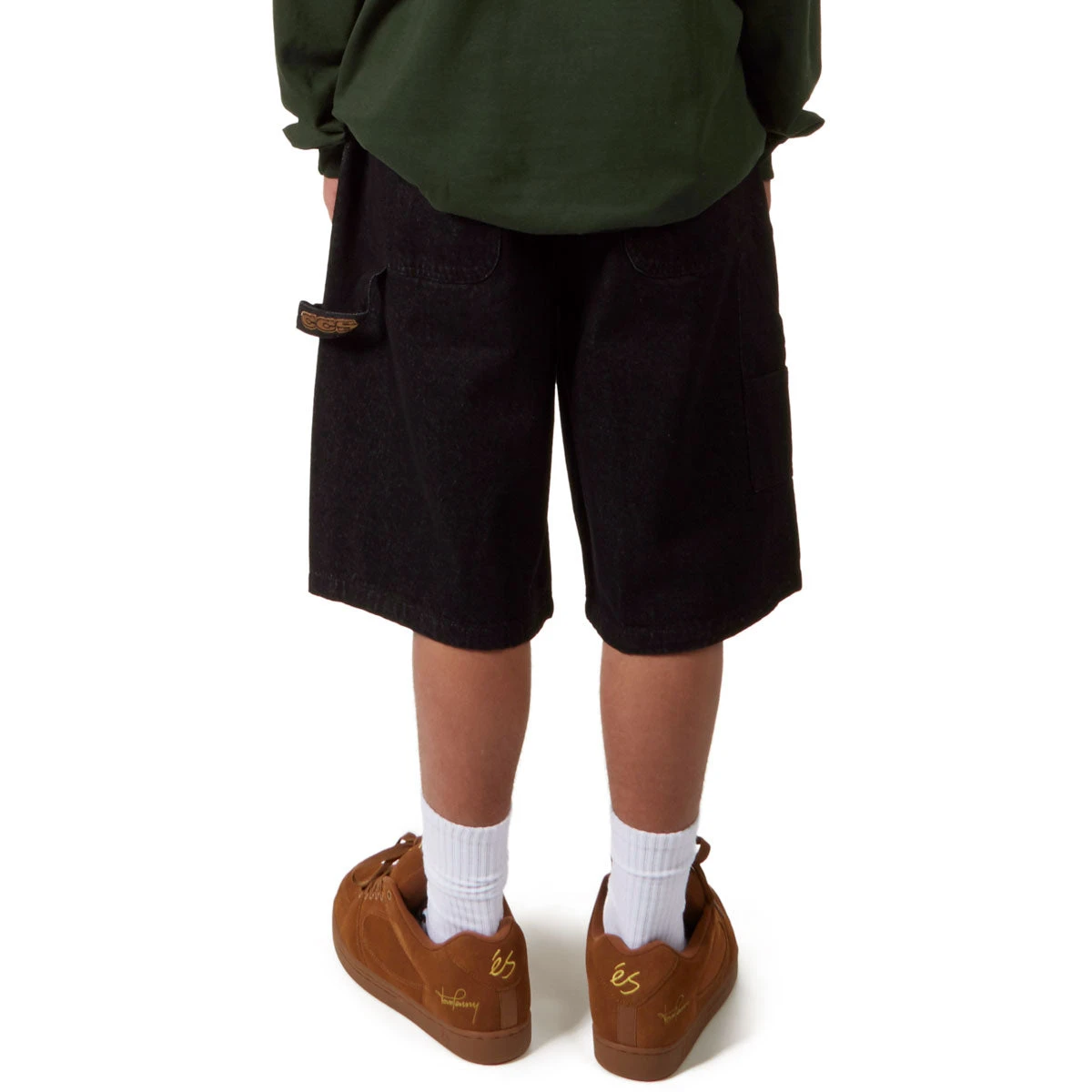 CCS Hammer Loop Jean Shorts - Black 6 CCS Hammer Loop Jean Shorts - Black - Image 4