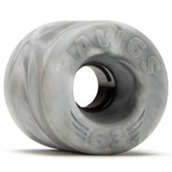 Hawgs Doozies 78a Stone Ground Longboard Wheels - Grey/White Swirl - 63mm