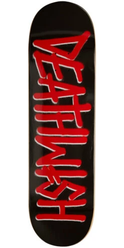 Deathwish Deathspray Skateboard Deck - Black/Red - 8.50"