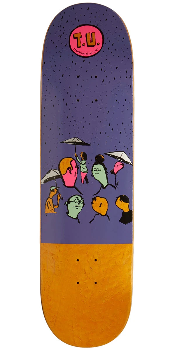Transportation Unit Rainy Day Skateboard Deck - 8.50" 3 Transportation Unit Rainy Day Skateboard Deck - 8.50"