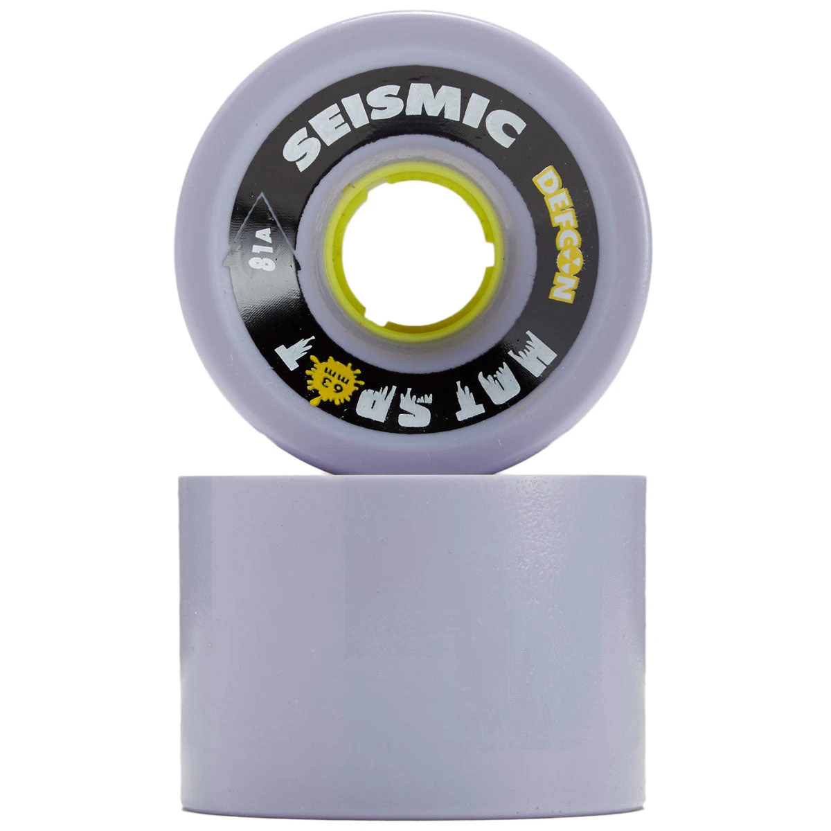 Seismic Hot Spot 81a Longboard Wheels - Plum - 63mm 4 Seismic Hot Spot 81a Longboard Wheels - Plum - 63mm - Image 2