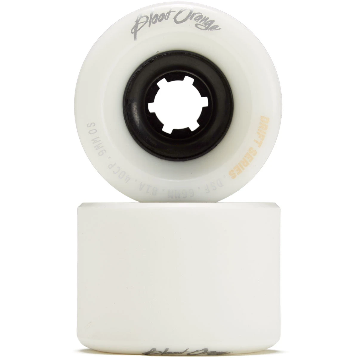 Blood Orange Drift 81a Longboard Wheels - White - 66mm 4 Blood Orange Drift 81a Longboard Wheels - White - 66mm - Image 2