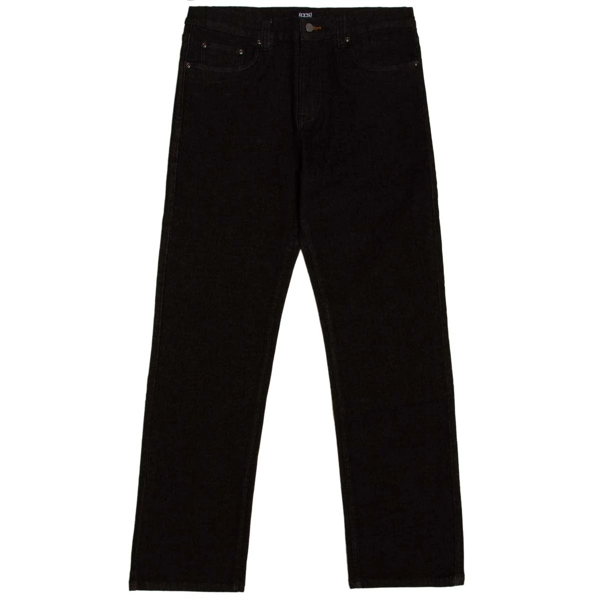 CCS Straight Stretch Denim Jeans - 12oz Black 7 CCS Straight Stretch Denim Jeans - 12oz Black - Image 5