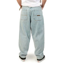 CCS Baggy Taper Denim Jeans - Light Wash -DADDIES Skate Gear BQ55447 4