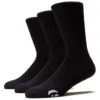 CCS Basics 3 Pack Of Socks - Black -DADDIES Skate Gear BQ557D7 1