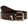 CCS Vegan Leather Belt - Brown -DADDIES Skate Gear BQ560A2 1a