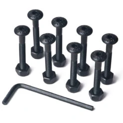 Loaded Button Head Hardware - Black - 1.50"