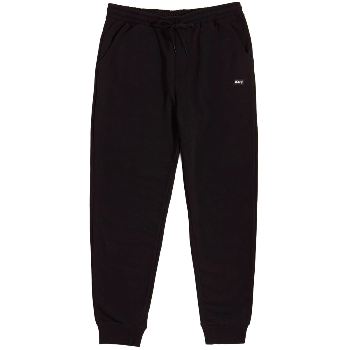 CCS Logo Rubber Patch Sweat Pants - Black 3 CCS Logo Rubber Patch Sweat Pants - Black