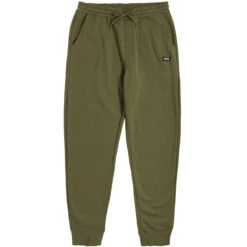 CCS Logo Rubber Patch Sweat Pants - Army Green