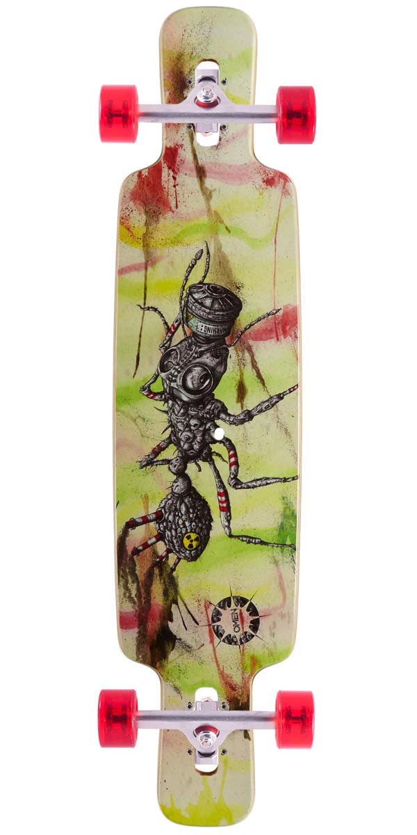 Omen Ant Pollution 41" Drop Thru Kick Longboard Complete 3 Omen Ant Pollution 41" Drop Thru Kick Longboard Complete