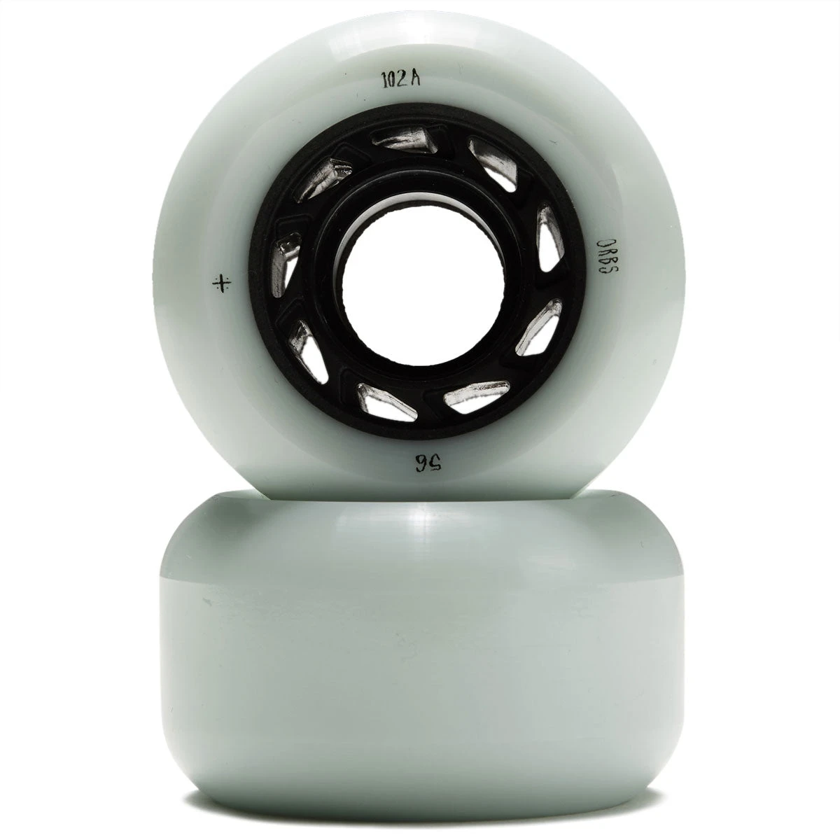 Welcome Orbs Ghost Lites 101A Skateboard Wheels - Blue/Black - 56mm 4 Welcome Orbs Ghost Lites 101A Skateboard Wheels - Blue/Black - 56mm - Image 2