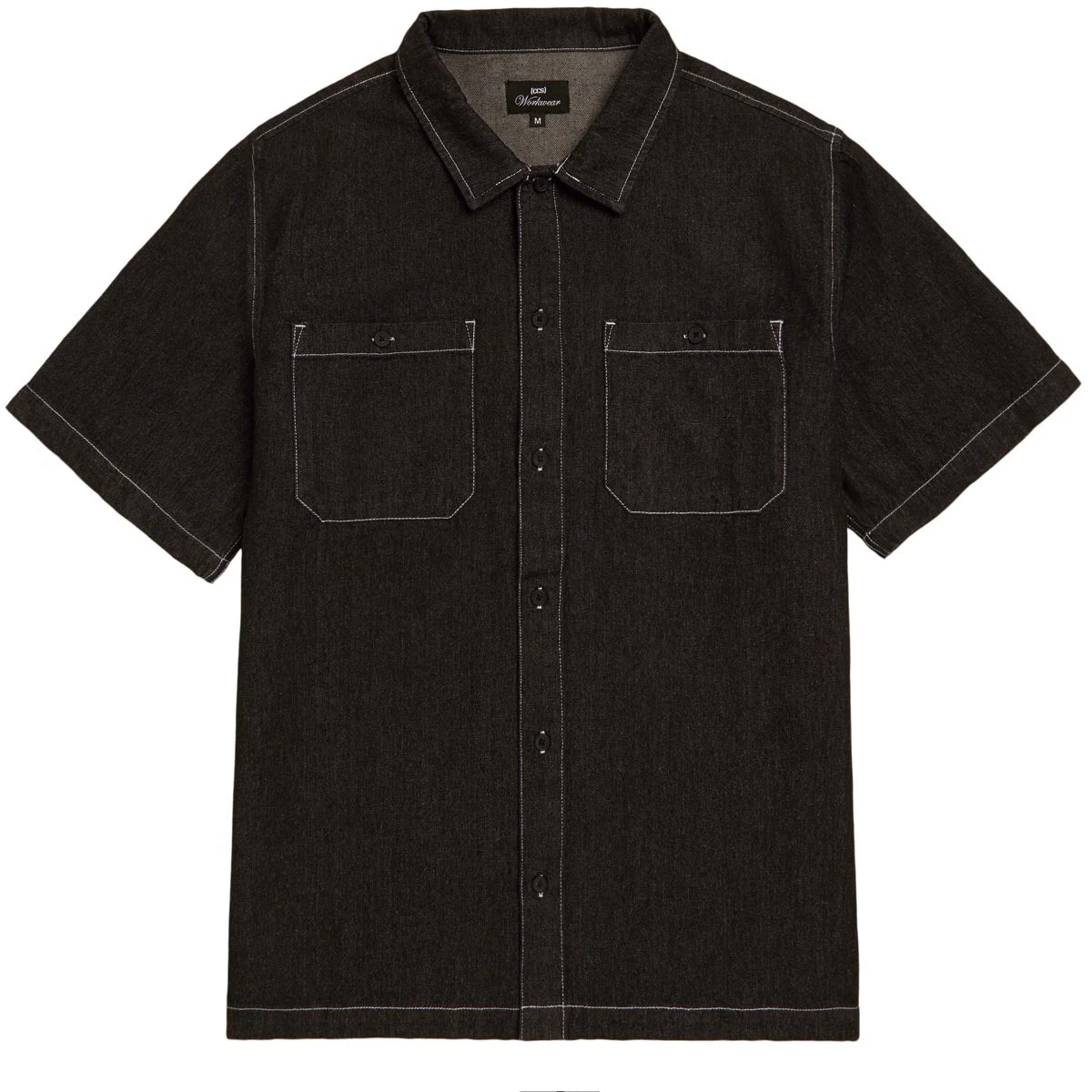 CCS Heavy Denim Work Shirt - Black 3 CCS Heavy Denim Work Shirt - Black