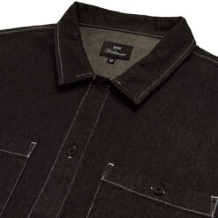 CCS Heavy Denim Work Shirt - Black 8 CCS Heavy Denim Work Shirt - Black -DADDIES Skate Gear BQ5D7CD 3