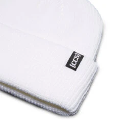 CCS Bracket Label Beanie - White -DADDIES Skate Gear BQ68482 3