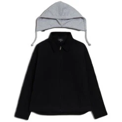 CCS Heavy Canvas Insulated Work Jacket - Black -DADDIES Skate Gear BQ689E5 3