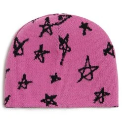 CCS Stars Reversible Skully Beanie - Black/Pink -DADDIES Skate Gear BQ69500 2 c45fde28 32ca 4e98 a6ad 7ba51f652045