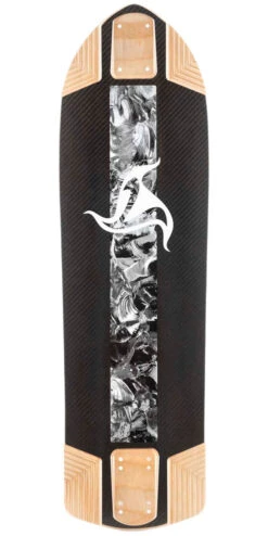Landyachtz Obsidian Longboard Deck - Natural
