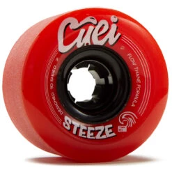 Cuei Steeze Freeride 80a Stoneground Longboard Wheels - Red - 70mm