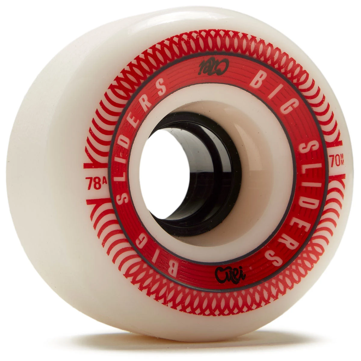 Cuei Big Sliders 78a Stoneground Longboard Wheels - White - 70mm 3 Cuei Big Sliders 78a Stoneground Longboard Wheels - White - 70mm