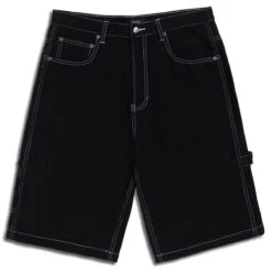 CCS Hammer Loop Canvas Shorts - Black/White -DADDIES Skate Gear BQ6A96C 1
