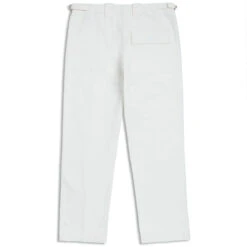CCS French Surplus Chore Pants - White -DADDIES Skate Gear BQ6BAA6 Flat Back