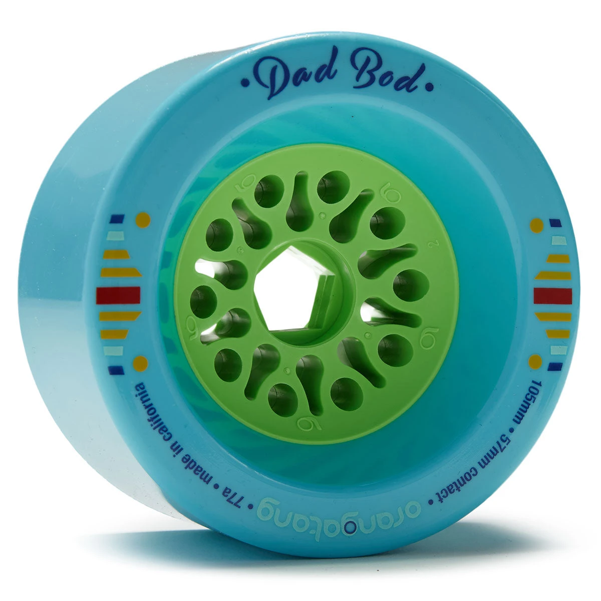 Orangatang Dad Bod 77a Longboard Wheels - Blue - 105mm 3 Orangatang Dad Bod 77a Longboard Wheels - Blue - 105mm