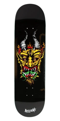 Welcome Light And Easy Skateboard Deck - Black - 9.00"