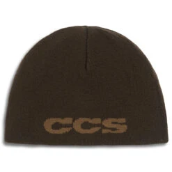 CCS Reversible Leopard Skully Beanie - Brown -DADDIES Skate Gear BQ6BE77 2