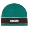 CCS Icon Skully Beanie - Green/Brown -DADDIES Skate Gear BQ6BE79 1
