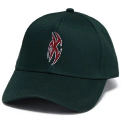 Limosine Shadow Box Hat - Green/Silver Sparkle Vinyl