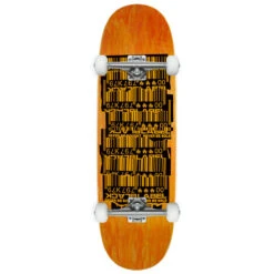Black Label Shredded Barcode Egg Skateboard Complete - 9.50"