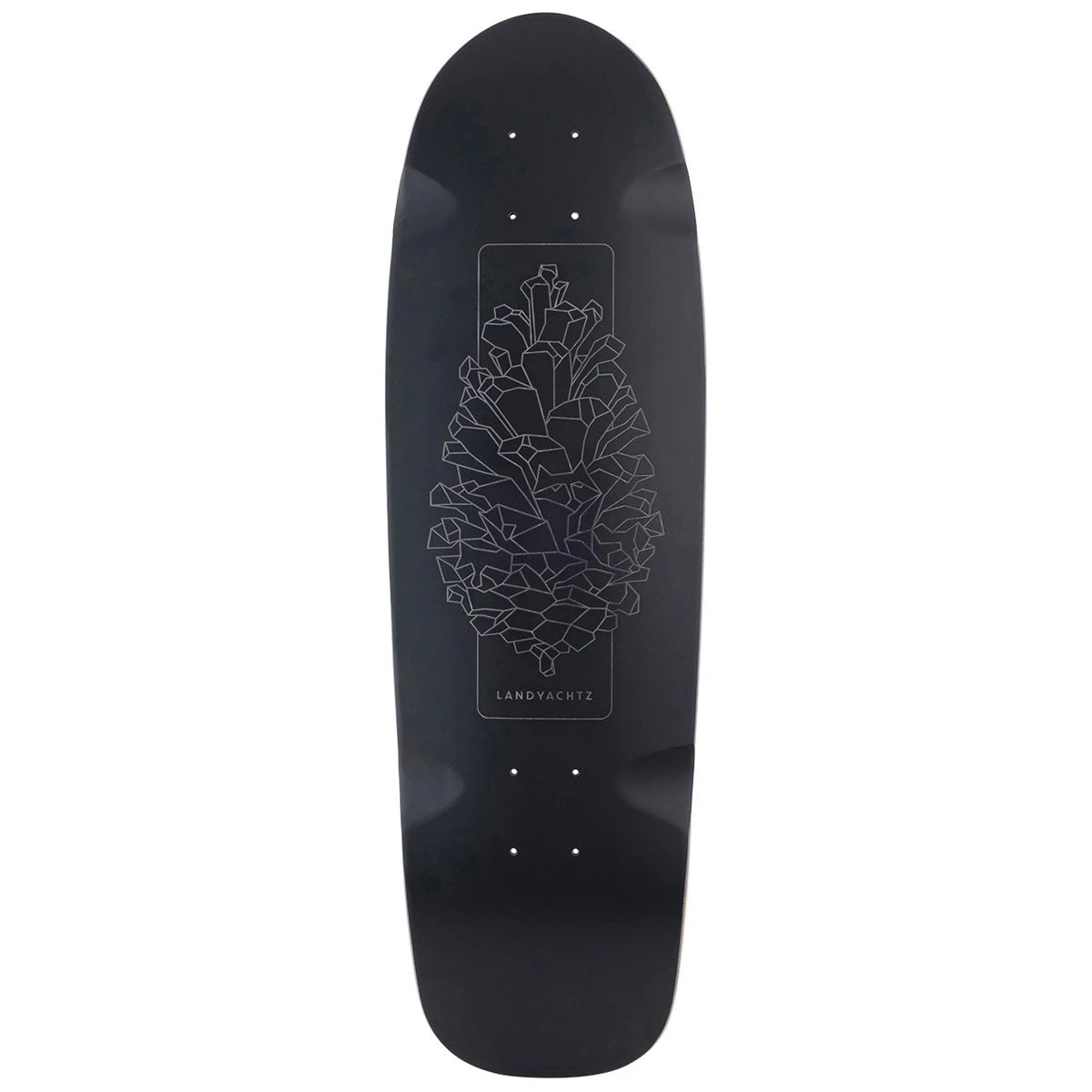 Landyachtz Dinghy Blunt Pinecone Longboard Cruiser Deck - Black/White 3 Landyachtz Dinghy Blunt Pinecone Longboard Cruiser Deck - Black/White
