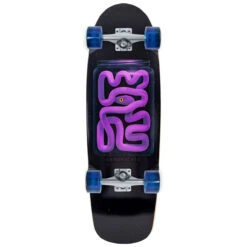 Landyachtz Tugboat Snek Longboard Cruiser Complete - Purple