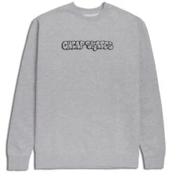 CCS Cheap Skates Tag Heavy Crewneck Sweatshirt - Heather Grey