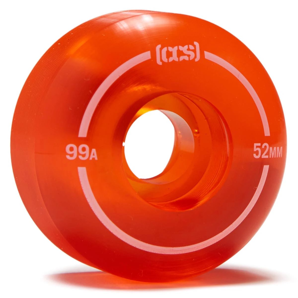 CCS Clear 99a Skateboard Wheels - Orange - 52mm 3 CCS Clear 99a Skateboard Wheels - Orange - 52mm