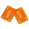 CCS Clear Skateboard Riser Pads - Orange - 1/8" -DADDIES Skate Gear BQ72592 1