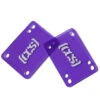 CCS Clear Skateboard Riser Pads - Purple - 1/8" -DADDIES Skate Gear BQ72594 1
