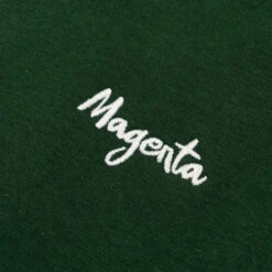 Magenta Script Crewneck Sweatshirt - Green -DADDIES Skate Gear BQ76AF1 2