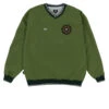 Magenta Tres Tech V Neck Sweater - Forest Green 2 Magenta Tres Tech V Neck Sweater - Forest Green -DADDIES Skate Gear BQ76AF7 1