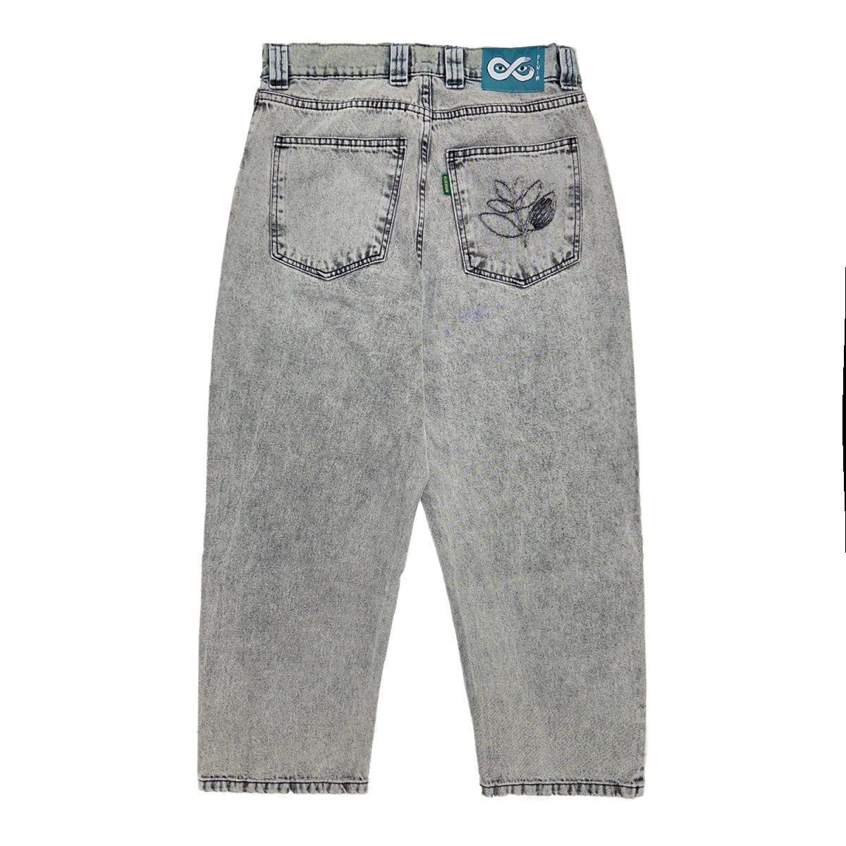 Magenta OG Denim Jeans - Acid Wash 4 Magenta OG Denim Jeans - Acid Wash - Image 2