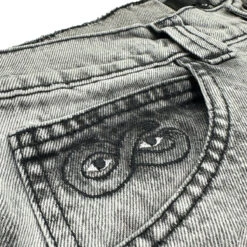 Magenta OG Denim Jeans - Acid Wash 9 Magenta OG Denim Jeans - Acid Wash -DADDIES Skate Gear BQ76B07 3