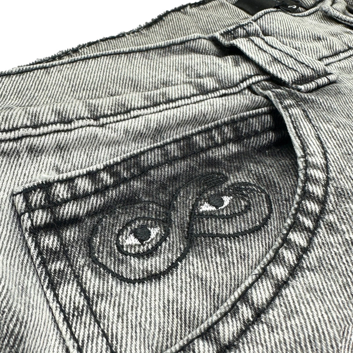 Magenta OG Denim Jeans - Acid Wash 5 Magenta OG Denim Jeans - Acid Wash - Image 3