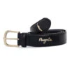 Magenta Pws Leather Belt - Black 2 Magenta Pws Leather Belt - Black -DADDIES Skate Gear BQ76B12 1