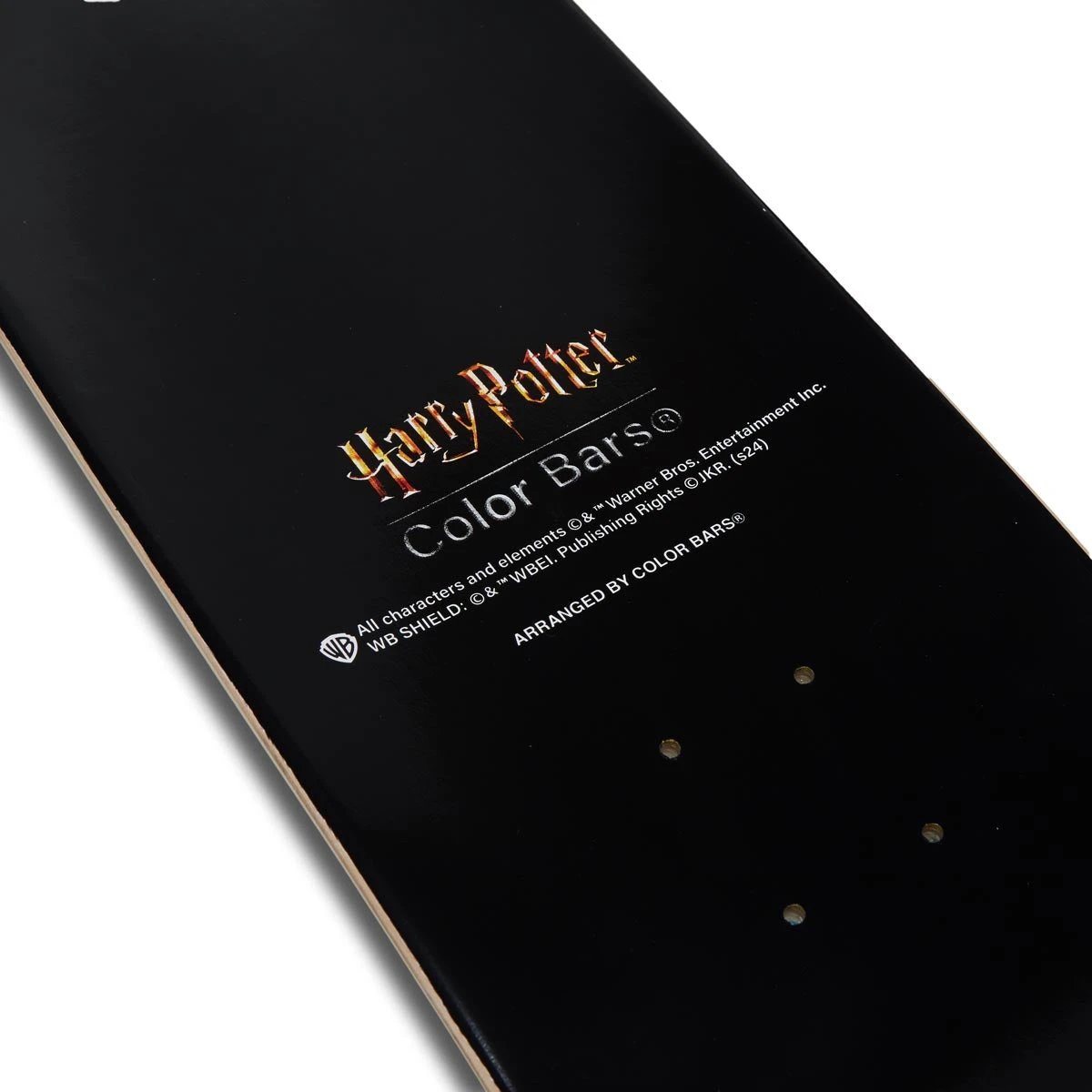 Color Bars X Harry Potter Boy Who Lived Skateboard Complete - Black/Holo Foil - 8.25" 4 Color Bars X Harry Potter Boy Who Lived Skateboard Complete - Black/Holo Foil - 8.25" - Image 2