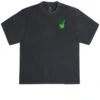 Color Bars X Playboy Flames 2.0 T-Shirt - Black/Slime Green -DADDIES Skate Gear BQ76E4D 1