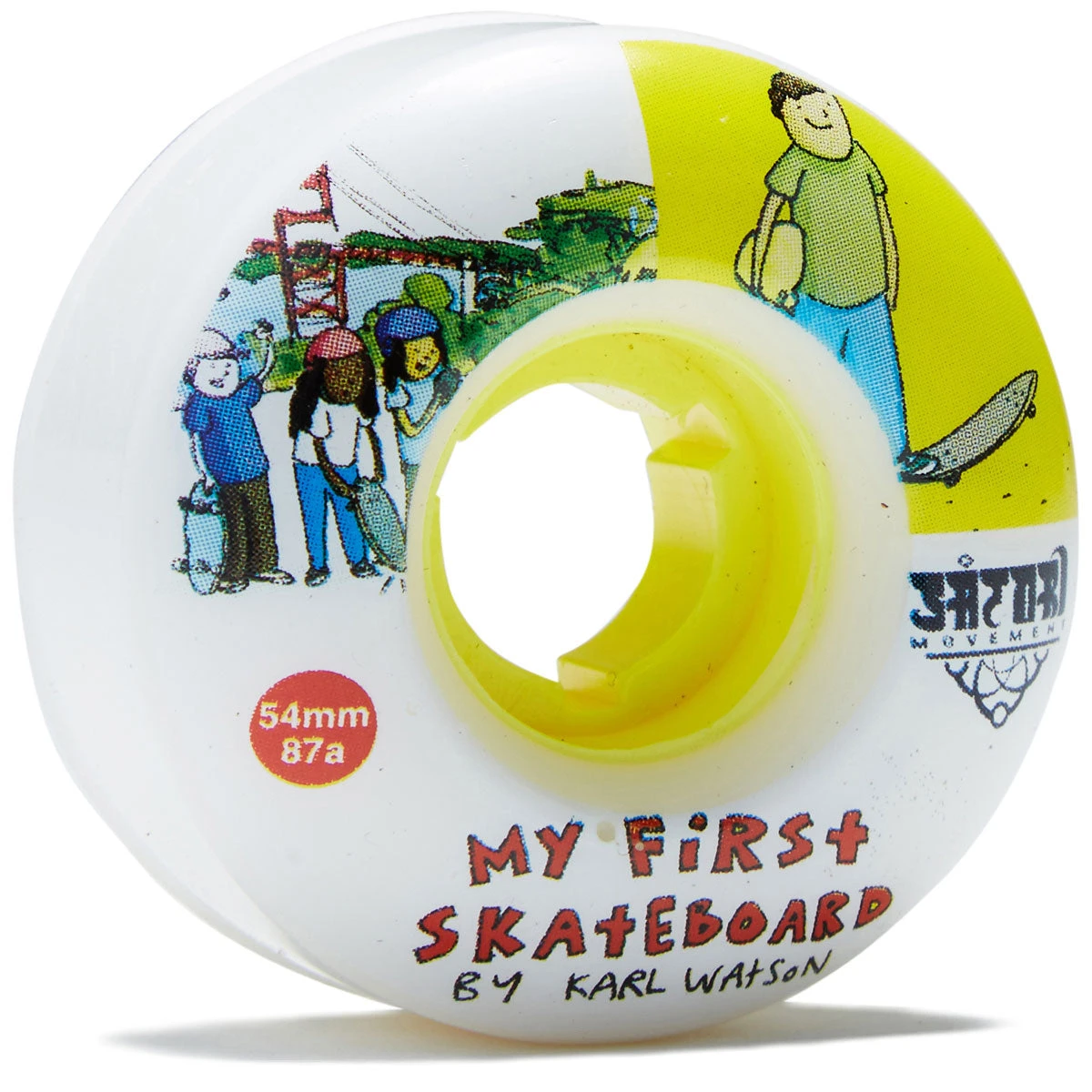 Satori Movement My First Cruiser 87a Skateboard Wheels - 54mm 3 Satori Movement My First Cruiser 87a Skateboard Wheels - 54mm