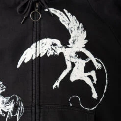 Welcome Duality Cropped Zip Hoodie - Black 9 Welcome Duality Cropped Zip Hoodie - Black -DADDIES Skate Gear BQ78C9F 3