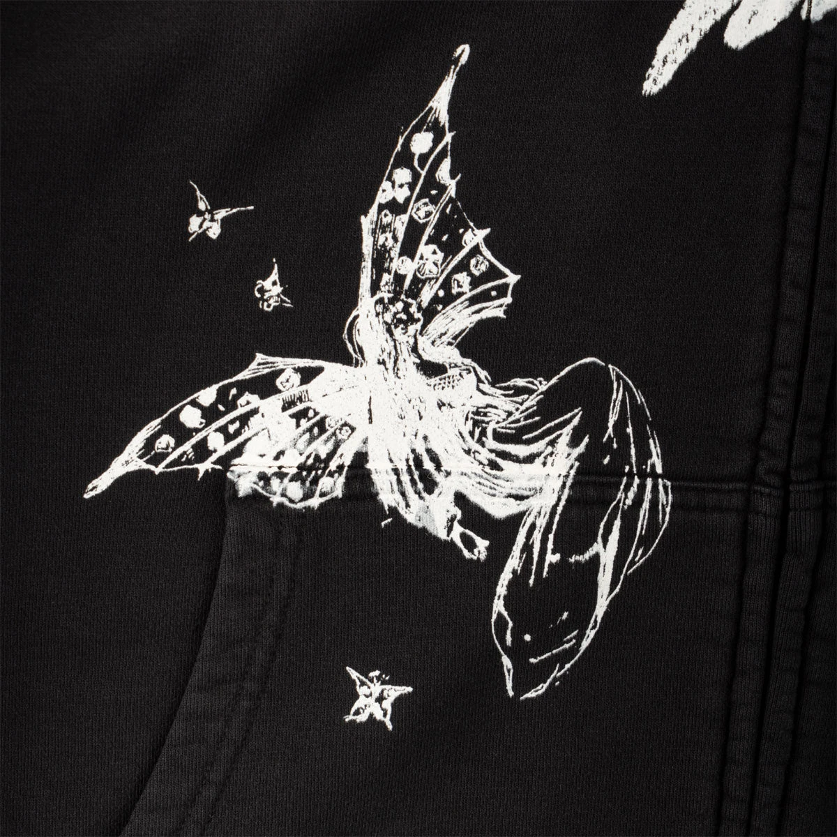 Welcome Duality Cropped Zip Hoodie - Black 6 Welcome Duality Cropped Zip Hoodie - Black - Image 4